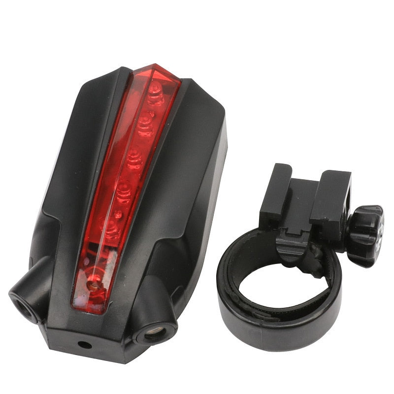 Laser and LED Rear Bike Bicycle Tail Light Beam Safety Warning Red Lamp Cycling Light Luz Bicicleta Luces Bicycle Accessories