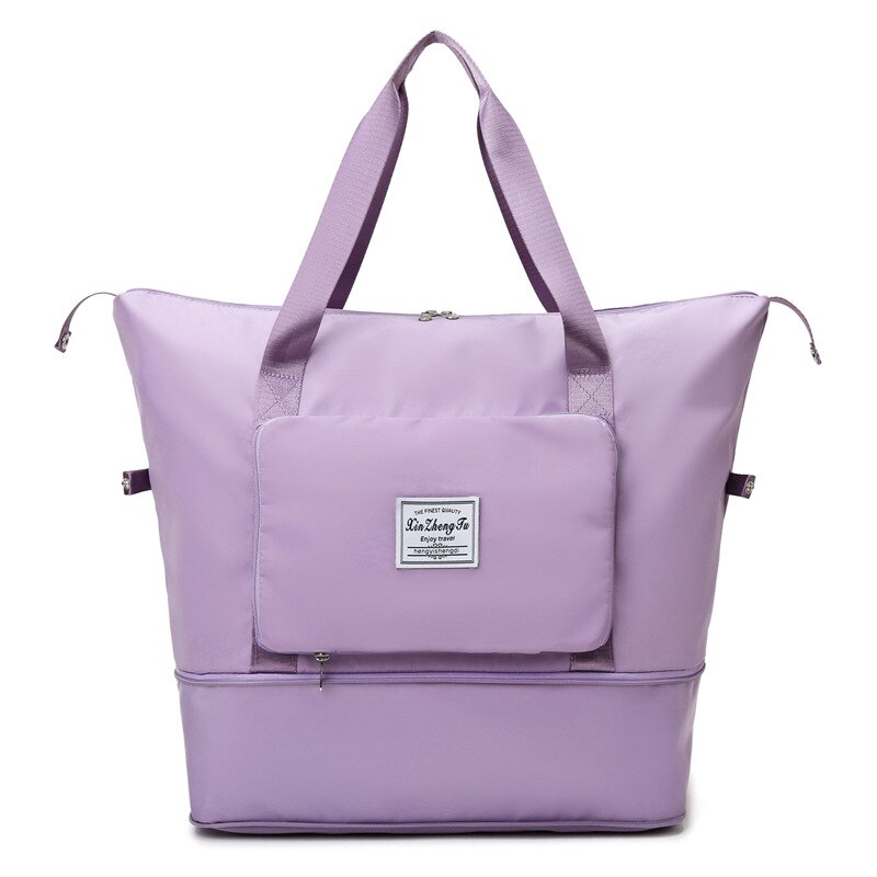 Foldable Female Short Distance Portable Large Capacity Maternity Storage Travel Duffel Fitness Bag